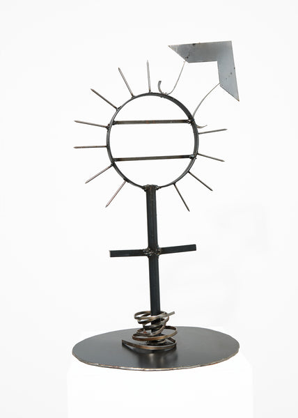Indira Cesarine "Equal Means Equal" Steel Sculpture
