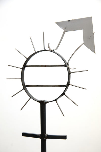 Indira Cesarine "Equal Means Equal" Steel Sculpture