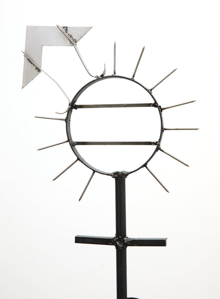 Indira Cesarine "Equal Means Equal" Steel Sculpture