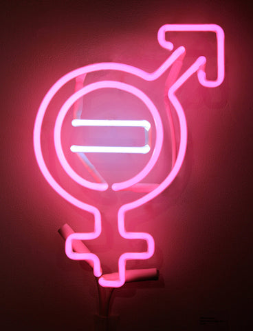 Indira Cesarine "Equal Means Equal" Neon Sculpture