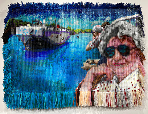 Jeana Eve Klein "Automotive Carrier Passing in Canal"