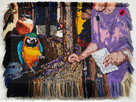 Jeana Eve Klein "Isla de Margarita/Parrot in Marketplace"