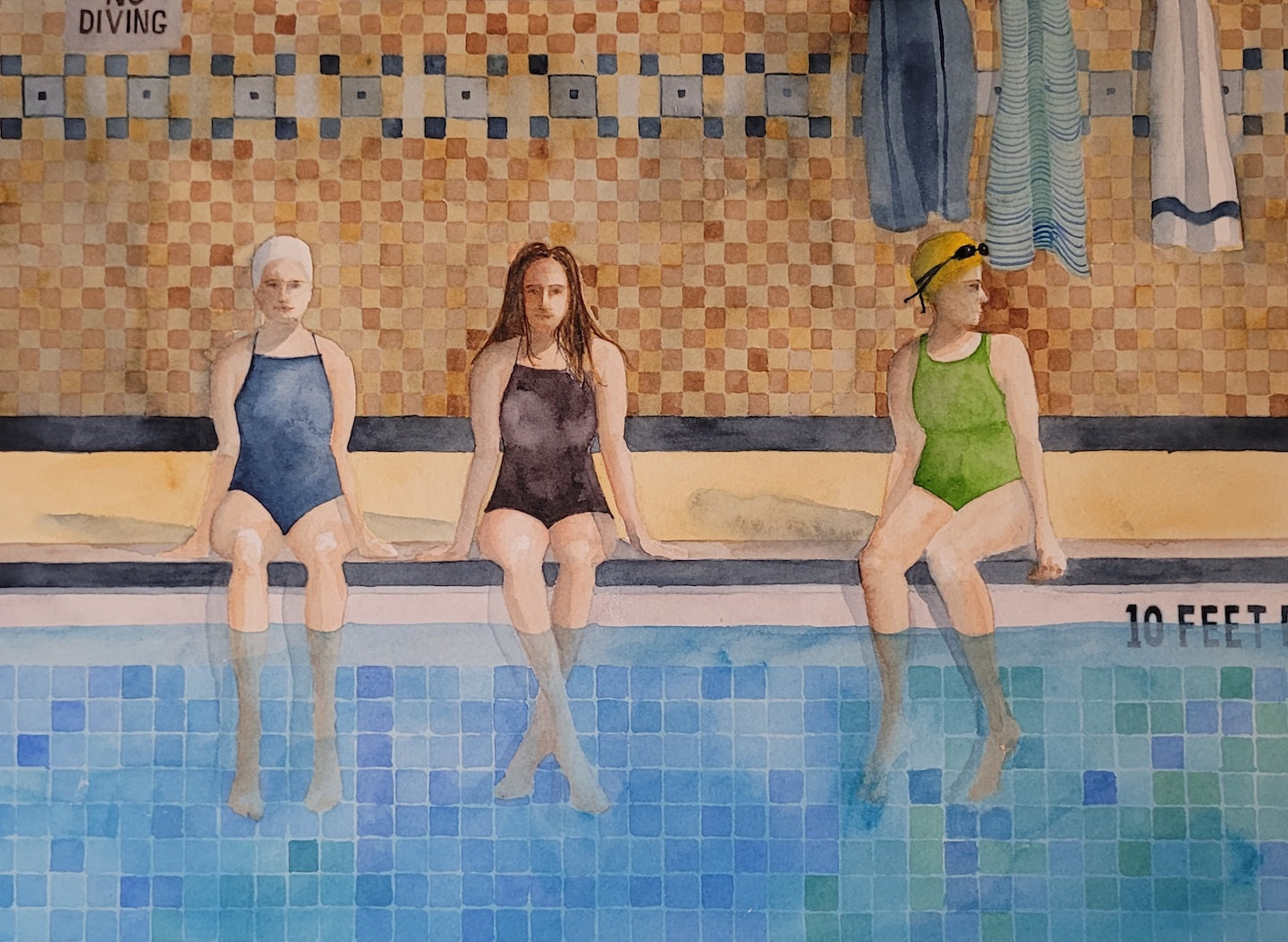 Joanne Agabs "Swimmers No.6"