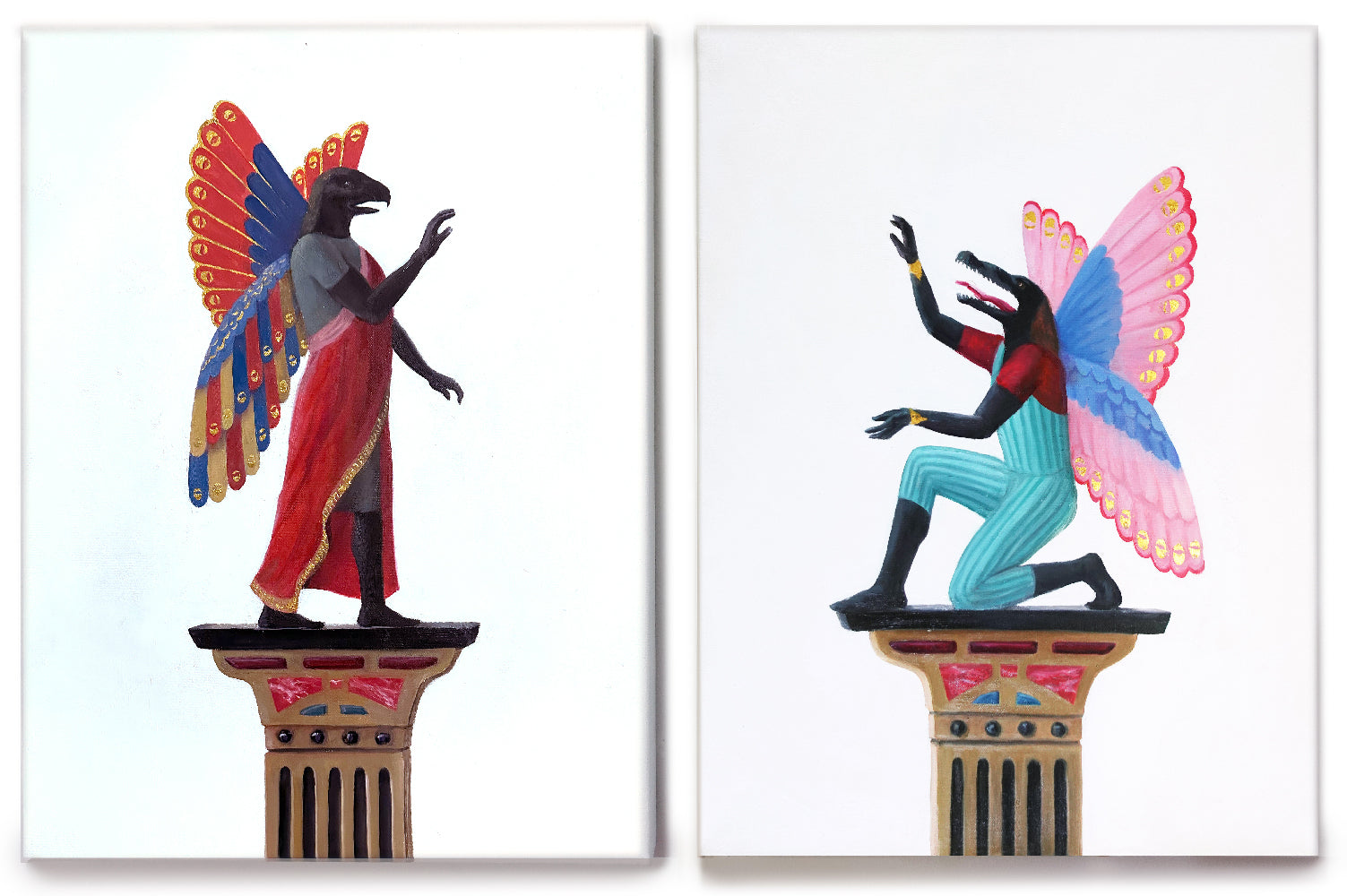 Kristy Gordon "Guardians Diptych"