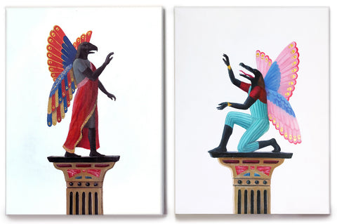 Kristy Gordon "Guardians Diptych"