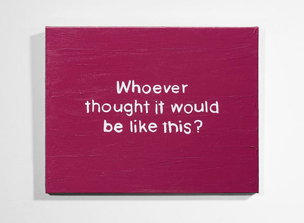 Lisa Levy "Whoever Thought - The Thoughts in My Head #85"