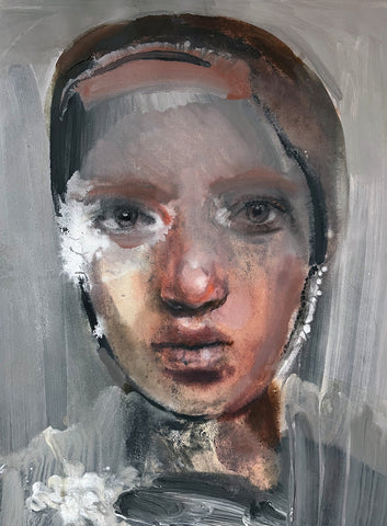 Martha Zmpounou "Grey Portrait"