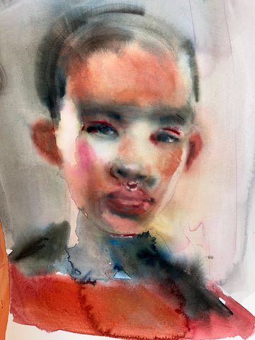 Martha Zmpounou "Untitled Face Study"