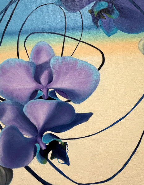 Mia Brownell "Still life with Beach and Orchids"