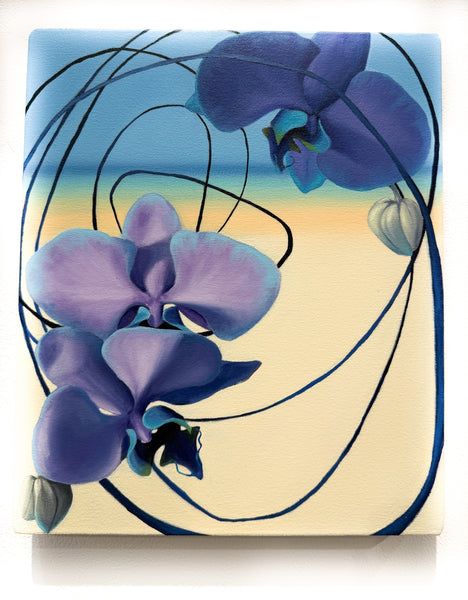 Mia Brownell "Still life with Beach and Orchids"
