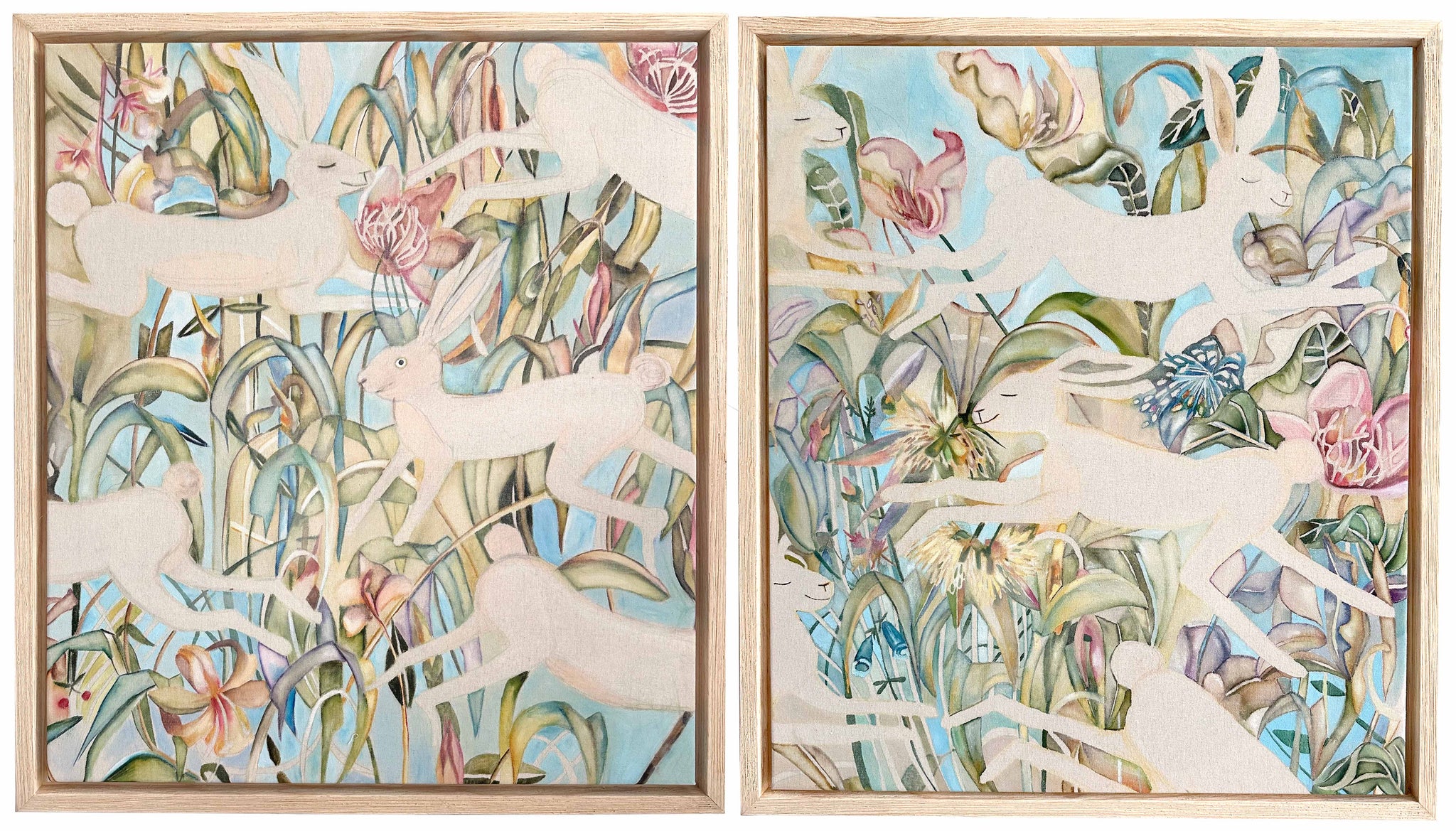 Zyginta Barcauskaite "Playing in the Fields (Diptych)"