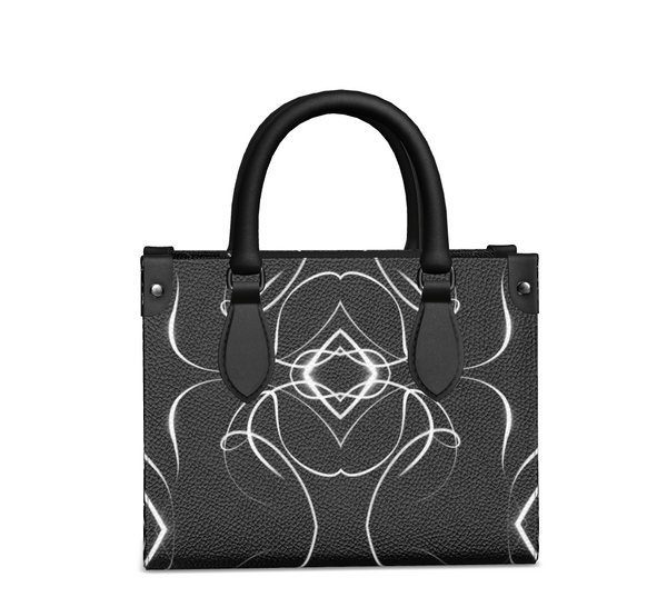 UNTITLED x Indira Cesarine "Lumière" Series Black and White Kaleidoscopic Mini Bonchurch Bag - Limited Edition