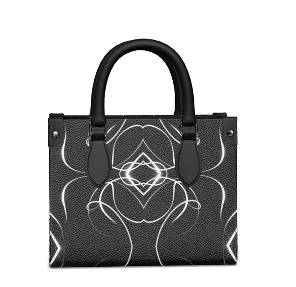 UNTITLED x Indira Cesarine "Lumière" Series Black and White Kaleidoscopic Mini Bonchurch Bag - Limited Edition