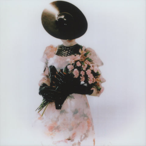 Helena Calmfors "Flower Lady I" polaroid (framed)