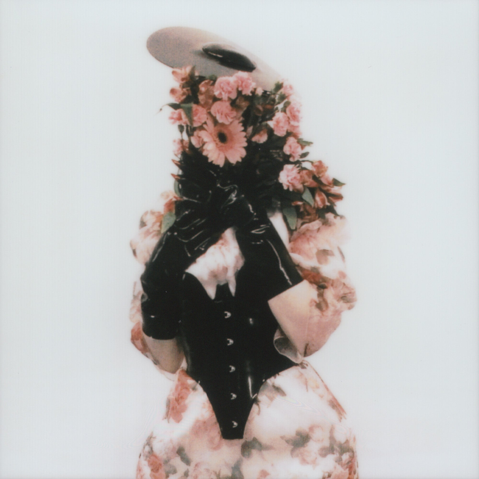 Helena Calmfors "Flower Lady III" polaroid (framed)