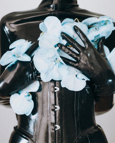 Helena Calmfors "Blue Orchid" Photography (Framed)