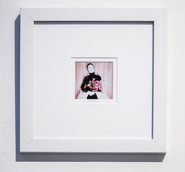 Helena Calmfors "Pink Panniers" polaroid (framed)