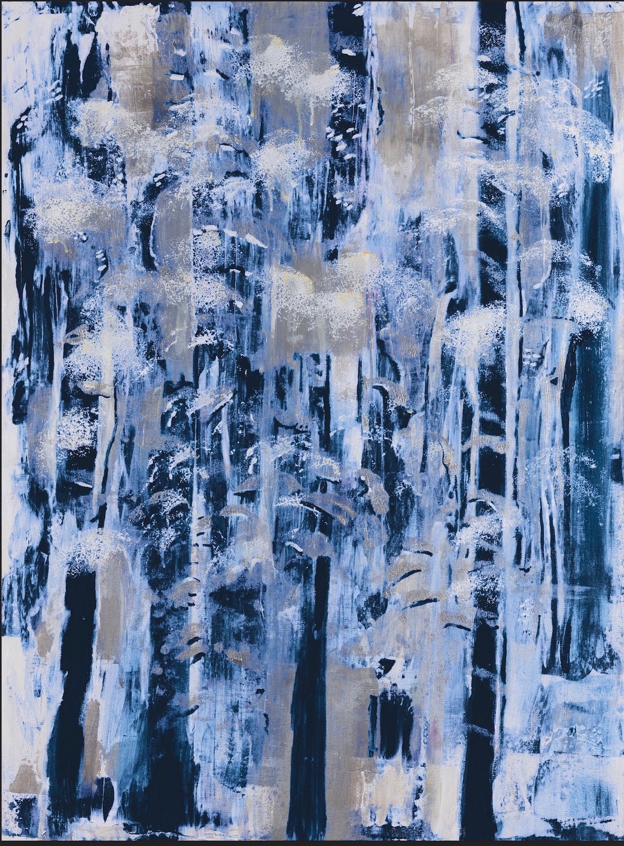 Camilla Webster "Evening Trees Midnight and Silver"