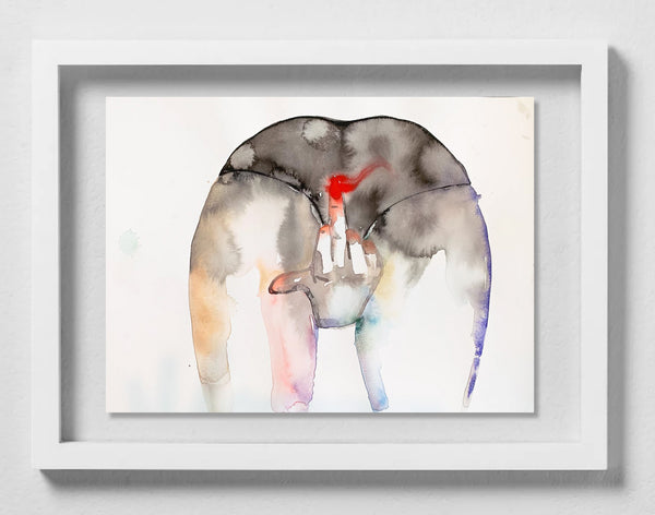 Fahren Feingold "PISSED OFF TWIN FLAME" (Framed)
