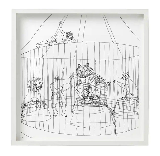 Grace Graupe-Pillard "Watching From A Safe Distance" 16 x 16