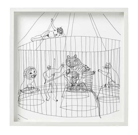 Grace Graupe-Pillard "Watching From A Safe Distance" 16 x 16