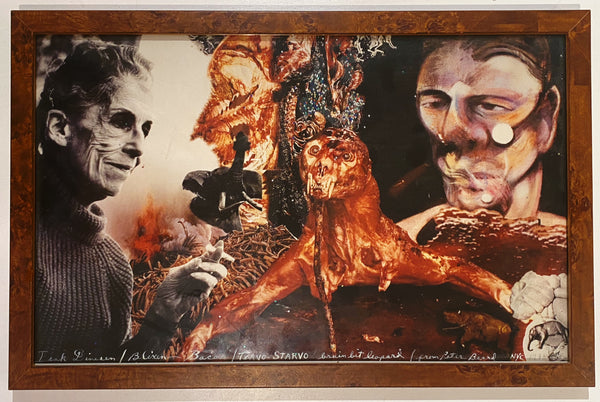 Peter Beard "Isak Dinesen / Blixen - Bacon / TSAVO - STARVO / brain bit leopard"