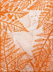 Indira Cesarine "Eve in the Leaves"