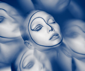 Indira Cesarine "Natalya Blue" on Aluminum Limited Edition