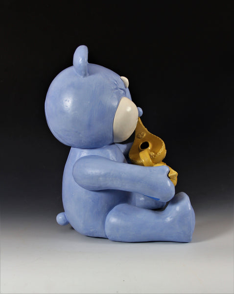 Irina Lakshin "Looking for a Miracle" Ceramic Sculpture
