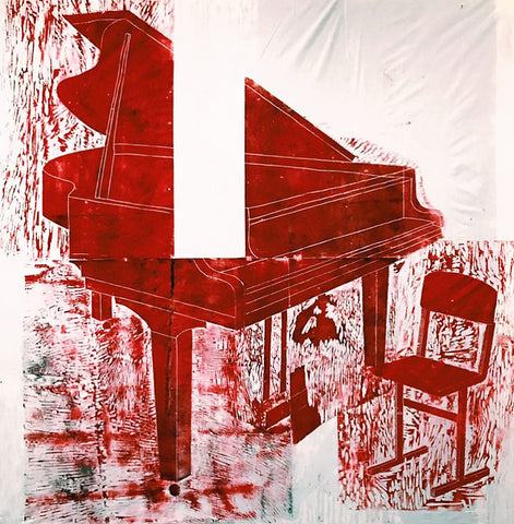 Katya Zvereva "Grand Piano in Red"