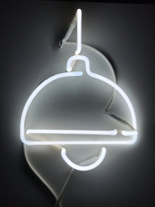 Indira Cesarine "Light my Lamp (Ceiling Lamp)" Neon Sculpture