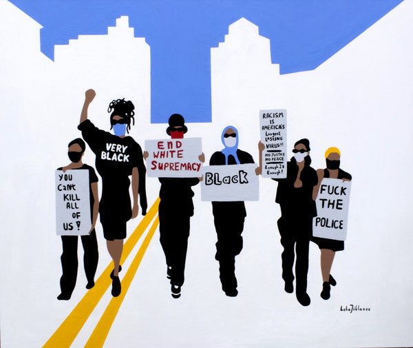 Lola Jiblazee "Raquel, Jorge, Corey, Jiggy, Elle, and Nedra in NYC"(Limited Edition)"