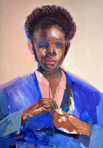 Martha Zmpounou "Blue Jacket"