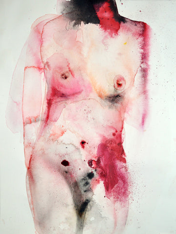 Martha Zmpounou "Pink Figure Study #5"