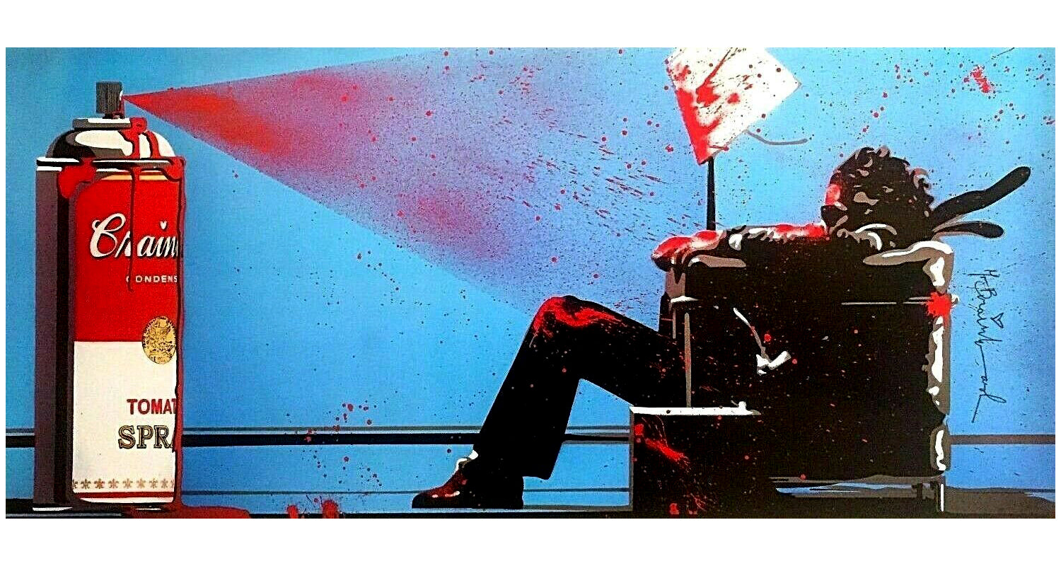 Mr Brainwash new spray cans - New Art Editions