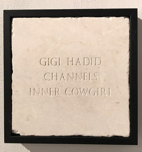 Sarah Maple "Gigi Hadid Channels Inner Cowgirl"