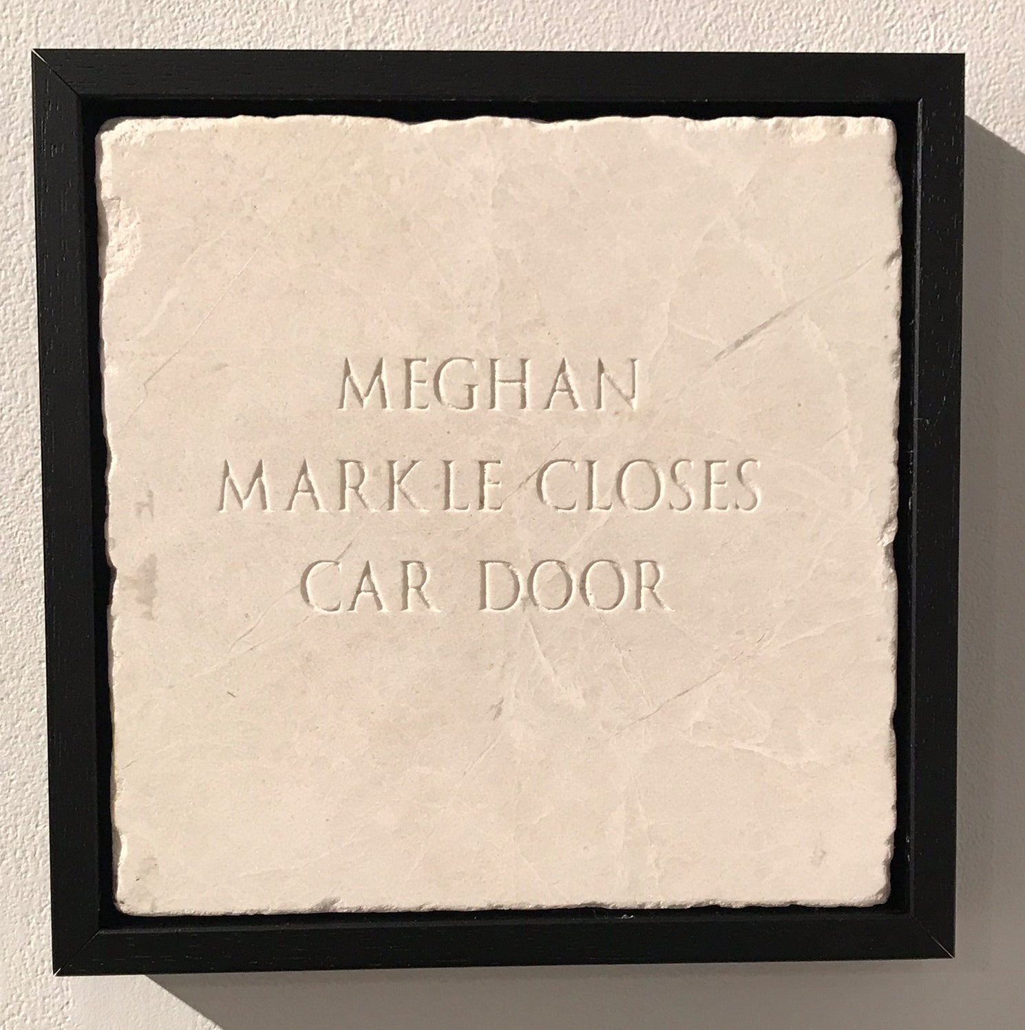 Sarah Maple "Meghan Markle Closes Car Door"