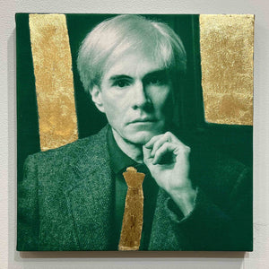 Indira Cesarine x Karen Bystedt "Gilded Andy Green + Gold" The Lost Warhols Collection
