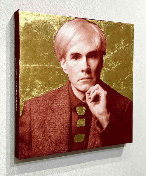 Indira Cesarine x Karen Bystedt "Gilded Andy Red + Gold" The Lost Warhols Collection