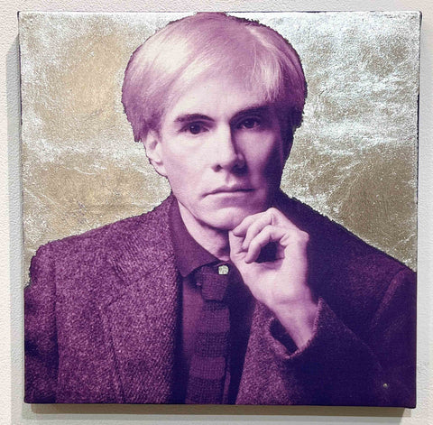 Indira Cesarine x Karen Bystedt "Gilded Andy Violet + Silver" The Lost Warhols Collection