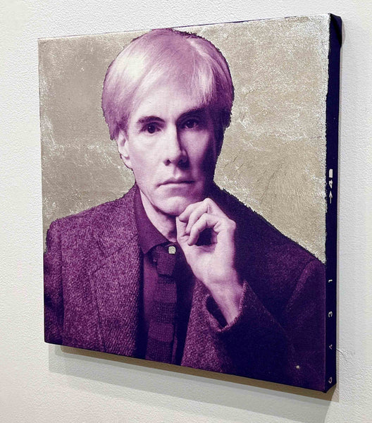 Indira Cesarine x Karen Bystedt "Gilded Andy Violet + Silver" The Lost Warhols Collection